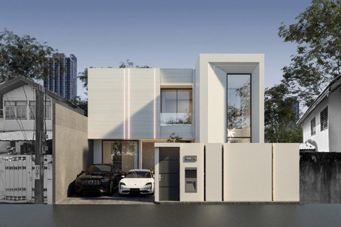 R264 🔥 Pre-Sale Modern Luxury Twin Houses, Newly Renovated, in the Heart of Sukhumvit 101. Pre-Sale price only 11.9 million baht.