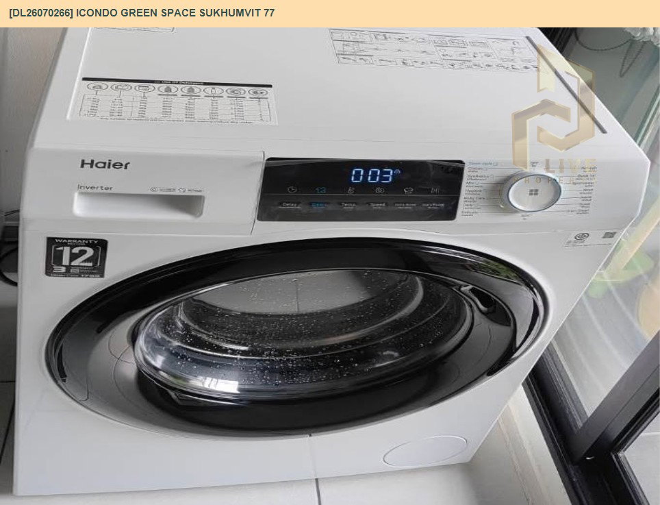 รูป DL26070266 ให้เช่าคอนโด ไอคอนโด กรีนสเปซ สุขุมวิท 77 (iCondo Green Space Sukhumvit 77) ใกล้ ARL ลาดกระบัง พร้อมเข้าอยู่ โทรด่วน 0614453194 LineID @952jdxxk - รูปที่ 8/13