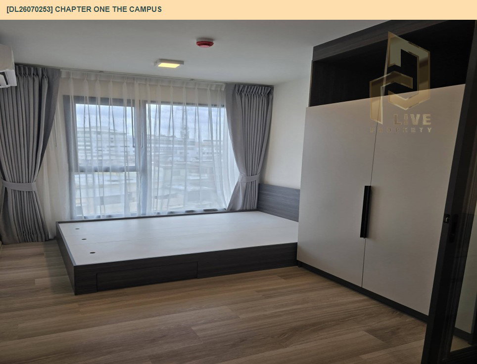 รูป DL26070253 ให้เช่าคอนโด แชปเตอร์ วัน เดอะ แคมปัส (Chapter One the Campus) ใกล้ BTS เสนานิคม พร้อมเข้าอยู่ โทรด่วน 0638692663 LineID @952jdxxk - รูปที่ 5/6