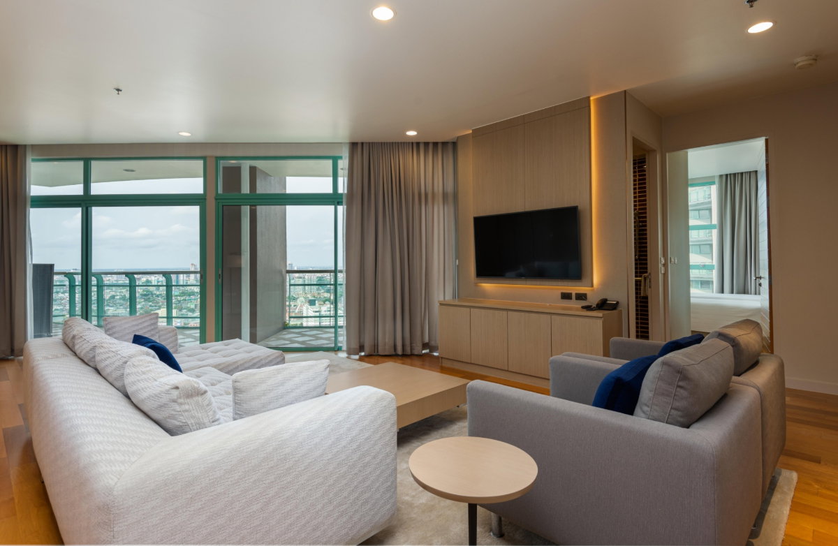 รูป  3 Bedroom condo , River view , Full service at Chatrium Residence Riverside , Charoenkrung - รูปที่ 2/20