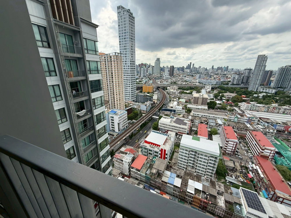 รูป Call : 063-859-5545 Condo Q House Sukhumvit 79 ติดรถไฟฟ้า BTS อ่อนนุช ห้องมุม 44.5 ตารางเมตร 2 ห้องนอน ชั้น26 ตกแต่งครบ - รูปที่ 9/13