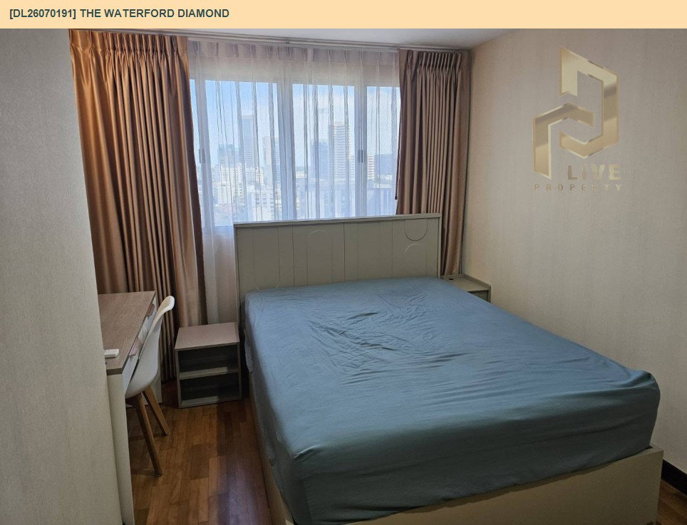 รูป DL26070191 ให้เช่าคอนโด เดอะ วอเตอร์ ฟอร์ด ไดมอนด์ (The Waterford Diamond ) ใกล้ BTS พร้อมพงษ์ พร้อมเข้าอยู่ โทรด่วน 0653619502 LineID @952jdxxk - รูปที่ 6/9