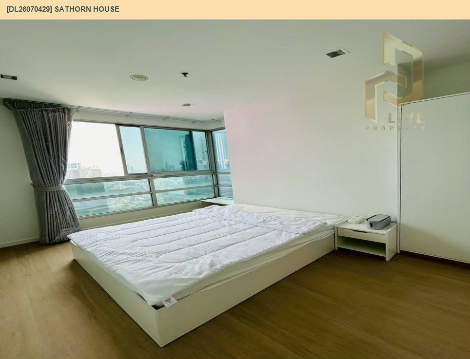 รูป DL26070429 ให้เช่าคอนโด สาธร เฮ้าส์ (Sathorn House) ใกล้ BTS สุรศักดิ์ พร้อมเข้าอยู่ โทรด่วน 0614453194 LineID @952jdxxk - รูปที่ 4/6