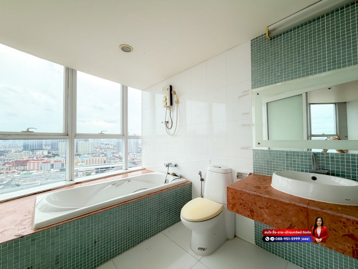รูป Bangkok Horizon Ramkhamhaeng คอนโดแบงค์คอก ฮอไรซอน รามคำแหง วิวพาโนรามา ห้องนอนเห็นวิวทุกห้อง 94.9 ตร.ม. คล้ายอยู่ Penthouse  - รูปที่ 22/35