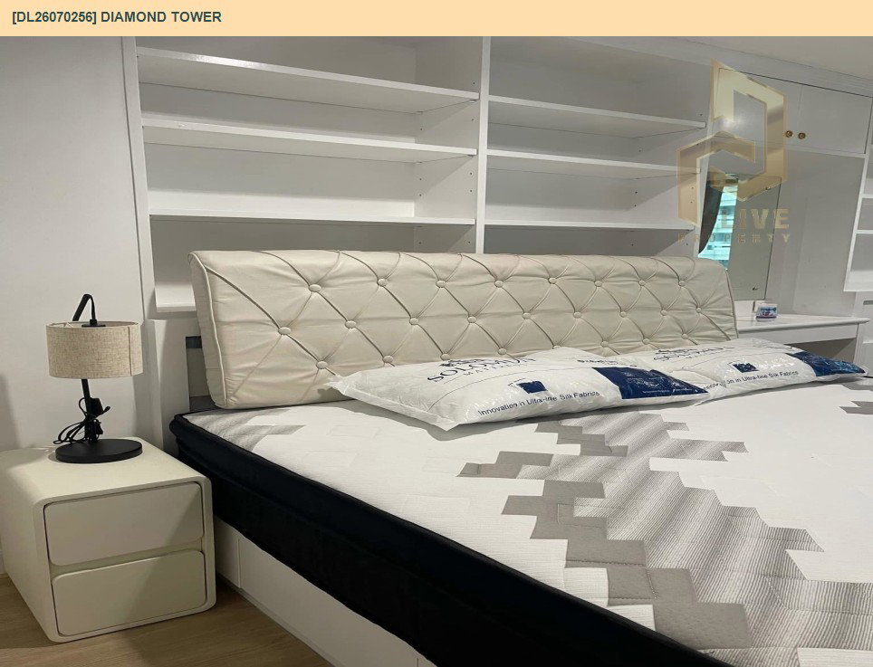 รูป DL26070256 ให้เช่าคอนโด ไดมอนด์ ทาวเวอร์ (Diamond Tower) ใกล้ - พร้อมเข้าอยู่ โทรด่วน 0653619502 LineID @952jdxxk - รูปที่ 2/12
