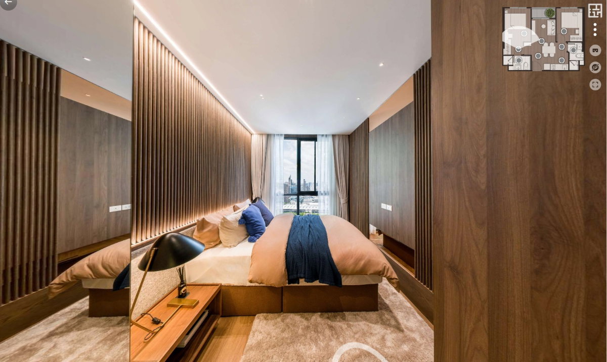 รูป ขาย คอนโด นิว เอปิค อโศก-พระราม 9 2 Bed อาคาร B ชั้น 39 ใกล้ Central rama9 MRT Rama 9 - รูปที่ 2/10