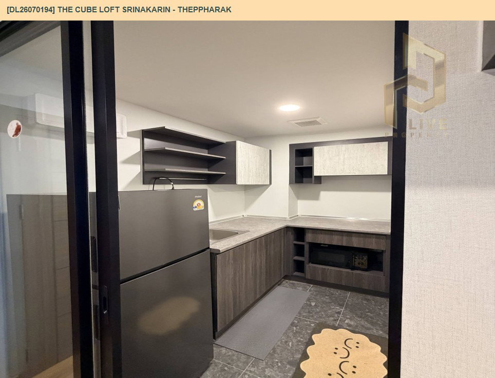 รูป DL26070194 ให้เช่าคอนโด เดอะคิวบ์ ลอฟท์ ศรีนครินทร์ - เทพารักษ์ (THE CUBE LOFT Srinakarin - Theppharak) ใกล้ สายสีเหลือง พร้อมเข้าอยู่ โทรด่วน 0653619502 LineID @952jdxxk - รูปที่ 5/11