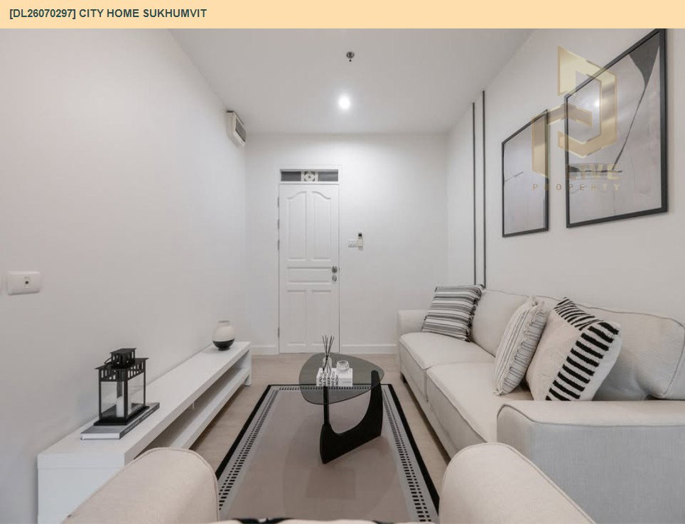 รูป DL26070297 ขายคอนโด ซิตี้ โฮม สุขุมวิท  (City Home Sukhumvit) ใกล้ BTS อุดมสุข พร้อมเข้าอยู่ โทรด่วน 0638692663 LineID @952jdxxk - รูปที่ 10/14