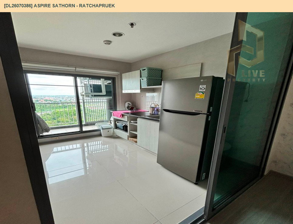 รูป DL26070386 ให้เช่าคอนโด แอสปาย สาทร - ราชพฤกษ์ (Aspire Sathorn - Ratchapruek) ใกล้ BTS บางหว้า พร้อมเข้าอยู่ โทรด่วน 0614453194 LineID @952jdxxk - รูปที่ 4/6