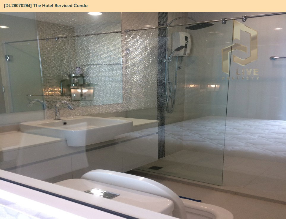 รูป DL26070294 ให้เช่าคอนโด เดอะ โฮเทล เซอร์วิส คอนโด (The Hotel Serviced Condo) ใกล้ MRT บางกระสอ พร้อมเข้าอยู่ โทรด่วน 0614453194 LineID @952jdxxk - รูปที่ 6/6