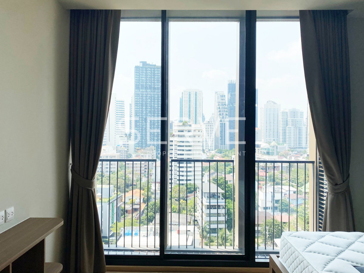 รูป สตูดิโอ มีกระจกกั้นเป็นสัดส่วน 27 ตร.ม. ชั้นสูง 10+ วิวสวยๆ บนทำเลดีๆ คอนโดใหม่ใกล้ BTS พร้อมพงษ์ 500 ม. / ขายคอนโด - รูปที่ 10/10