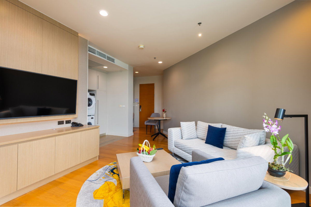 รูป 1 Bedroom condo , River view , Full service at Chatrium Residence Riverside , Charoenkrung - รูปที่ 2/14