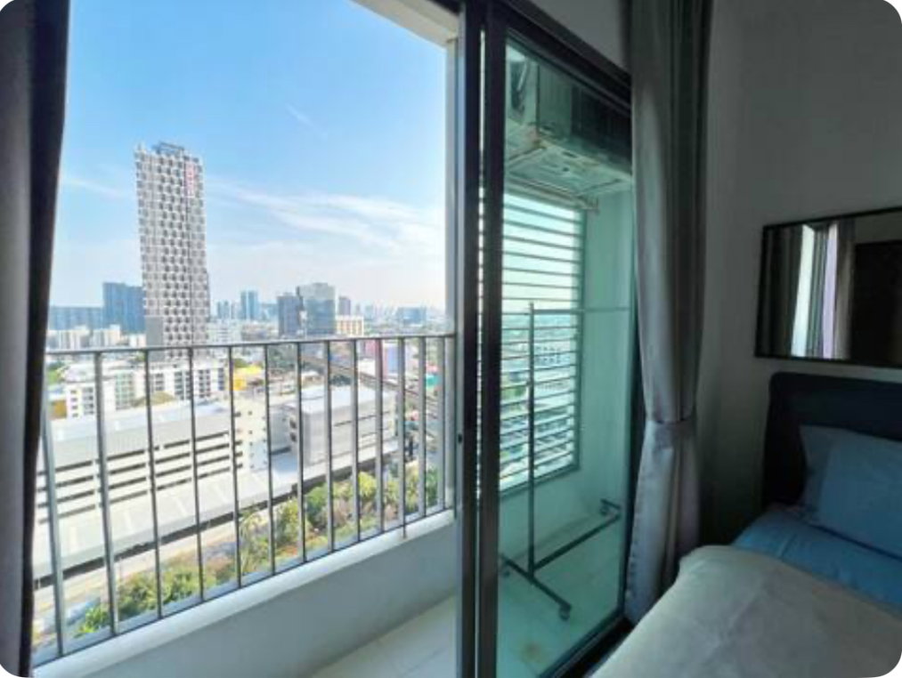 picture Studio Room for Rent Ideo Mobi Sukhumvit 81 Only  🔥13,000/month  🔥 BTS Onnut - 8/18