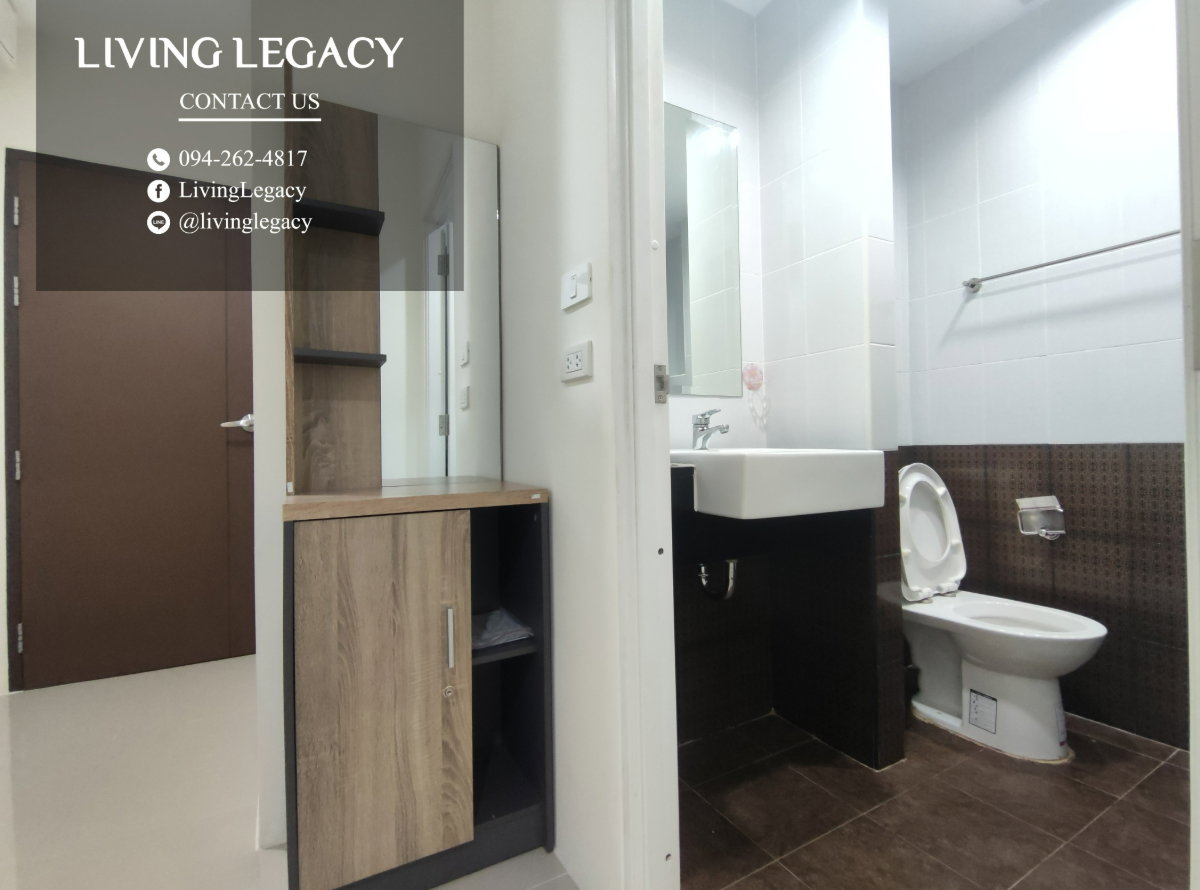 รูป SGO77I เช่าด่วน! คอนโด Asakan Place Srinakarindra 24 ตร.ม. ชั้น 33 | 1 นอน 1 น้ำ | 8,000 บาท/เดือน | LINE: @livinglegacy - รูปที่ 3/11
