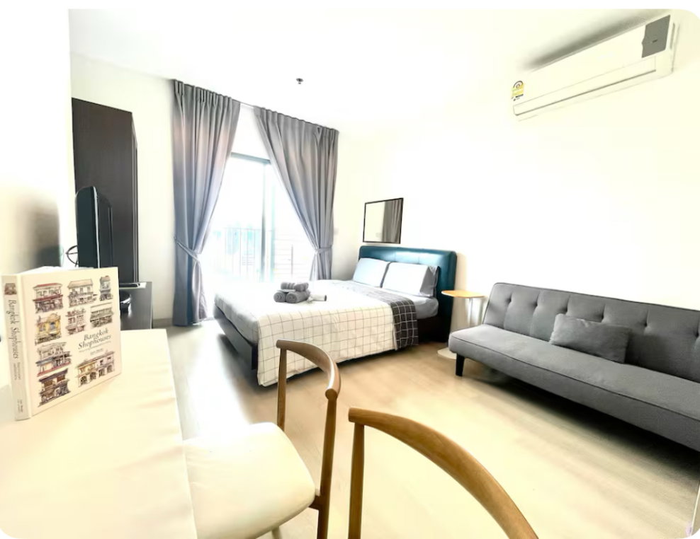 picture Studio Room for Rent Ideo Mobi Sukhumvit 81 Only  🔥13,000/month  🔥 BTS Onnut - 6/18