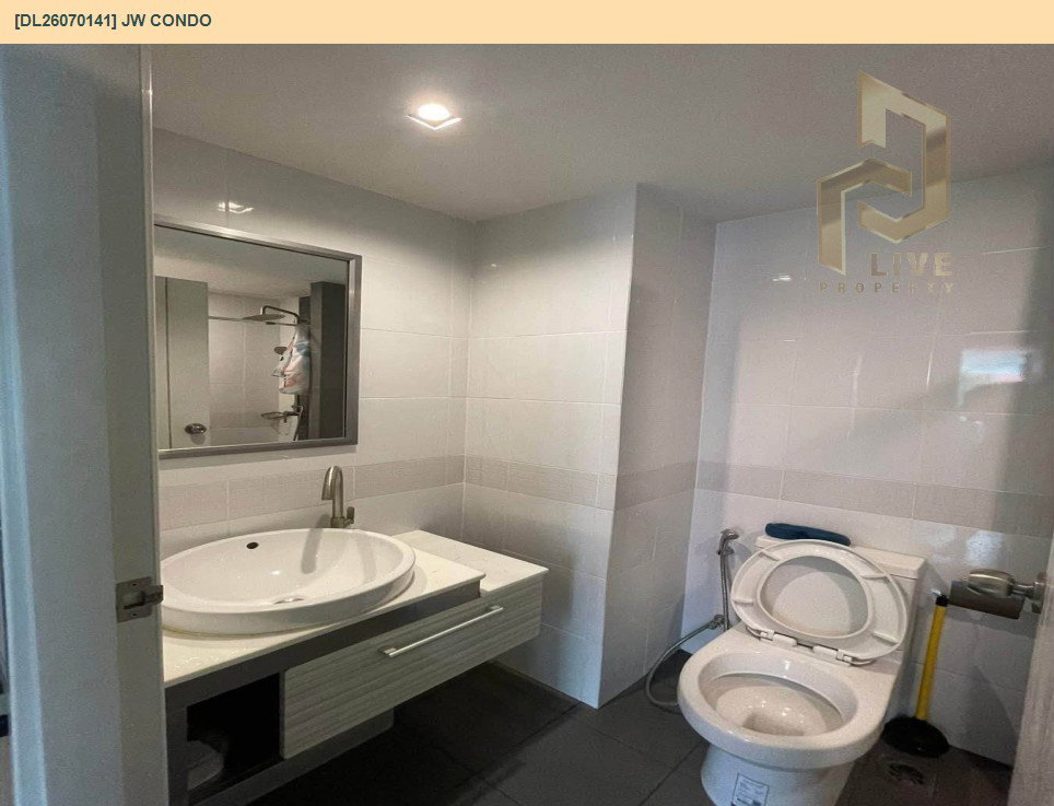 รูป DL26070141 ให้เช่าคอนโด เจ ดับบลิว คอนโด (JW Condo ) ใกล้ สายสีแดงเข้ม พร้อมเข้าอยู่ โทรด่วน 0638692663 LineID @952jdxxk - รูปที่ 8/9