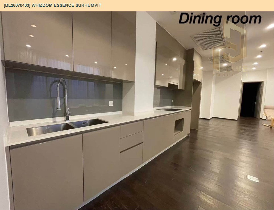 รูป DL26070403 ให้เช่าคอนโด วิสซ์ดอม เอสเซ้นส์ สุขุมวิท (Whizdom Essence Sukhumvit) ใกล้ BTS ปุณณวิธี พร้อมเข้าอยู่ โทรด่วน 0653619502 LineID @952jdxxk - รูปที่ 9/16