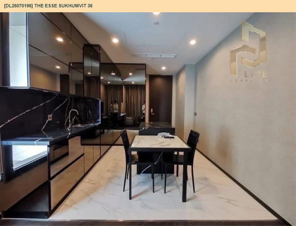 รูป DL26070196 ให้เช่าคอนโด ดิ เอส สุขุมวิท 36 (THE ESSE Sukhumvit 36) ใกล้ BTS ทองหล่อ พร้อมเข้าอยู่ โทรด่วน 0614453194 LineID @952jdxxk - รูปที่ 2/7