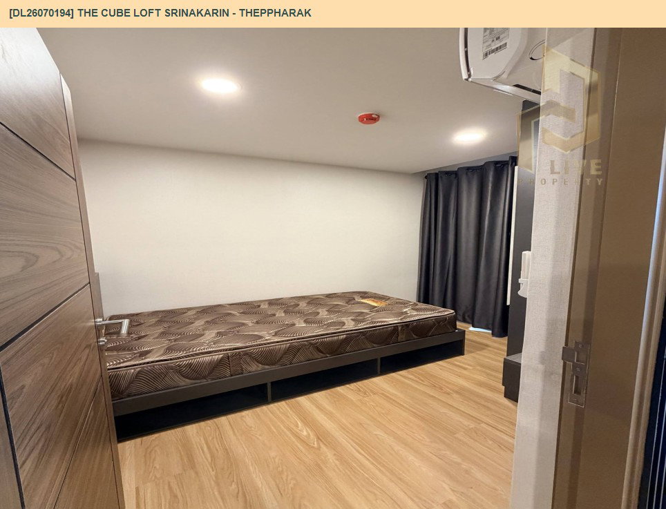 รูป DL26070194 ให้เช่าคอนโด เดอะคิวบ์ ลอฟท์ ศรีนครินทร์ - เทพารักษ์ (THE CUBE LOFT Srinakarin - Theppharak) ใกล้ สายสีเหลือง พร้อมเข้าอยู่ โทรด่วน 0653619502 LineID @952jdxxk - รูปที่ 10/11