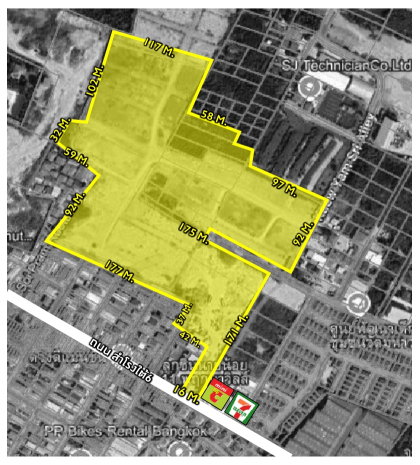 picture 36.7 Rai Development Land for Sale | 10 Minutes to BTS Bearing | Sukhumvit 76, Samut Prakan - 2/5