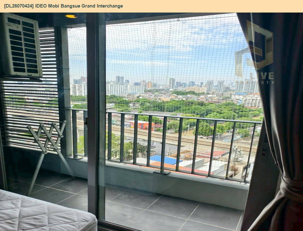 รูป DL26070424 ให้เช่าคอนโด ไอดีโอ โมบิ บางซื่อ แกรนด์ อินเตอร์เชนจ์ (IDEO Mobi Bangsue Grand Interchange ) ใกล้ MRT เตาปูน พร้อมเข้าอยู่ โทรด่วน 0653619502 LineID @952jdxxk - รูปที่ 7/7