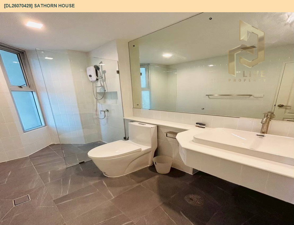 รูป DL26070429 ให้เช่าคอนโด สาธร เฮ้าส์ (Sathorn House) ใกล้ BTS สุรศักดิ์ พร้อมเข้าอยู่ โทรด่วน 0614453194 LineID @952jdxxk - รูปที่ 6/6