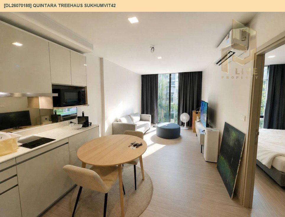 รูป DL26070185 ให้เช่าคอนโด ควินทารา ทรีเฮาส์ สุขุมวิท 42 (Quintara Treehaus Sukhumvit 42) ใกล้ BTS เอกมัย พร้อมเข้าอยู่ โทรด่วน 0614453194 LineID @952jdxxk - รูปที่ 2/6