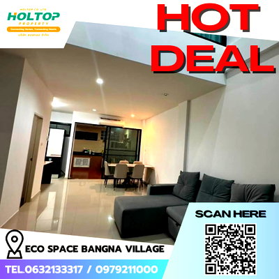 Townhouses for rent Samut Prakarn : #E1101💕080769Townhome for Rent Eco Space Bangna Village