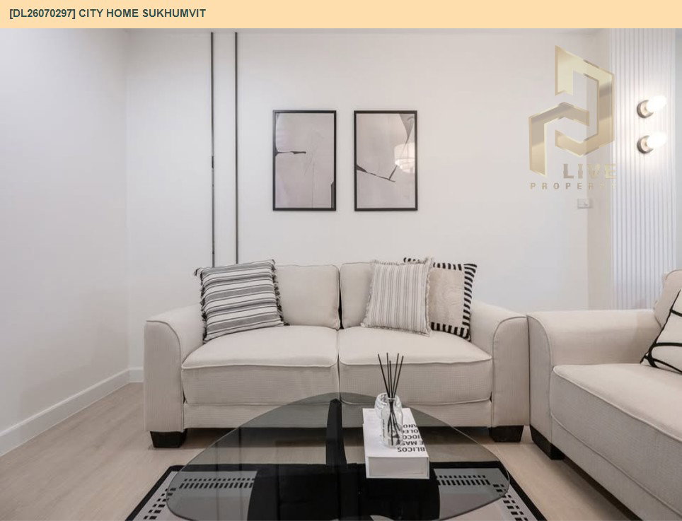 รูป DL26070297 ขายคอนโด ซิตี้ โฮม สุขุมวิท  (City Home Sukhumvit) ใกล้ BTS อุดมสุข พร้อมเข้าอยู่ โทรด่วน 0638692663 LineID @952jdxxk - รูปที่ 2/14