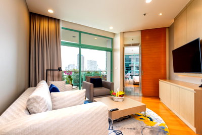 คอนโดให้เช่า :  1 Bedroom condo , River view , Full service at Chatrium Residence Riverside , Charoenkrung