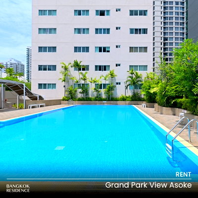 Condos for rent : Rental Condo 🚀 Grand Park View Asoke, 2BR 102 sq.m. 45K ⚡️ Beautiful Unit, Great Price, Near BTS Asok 