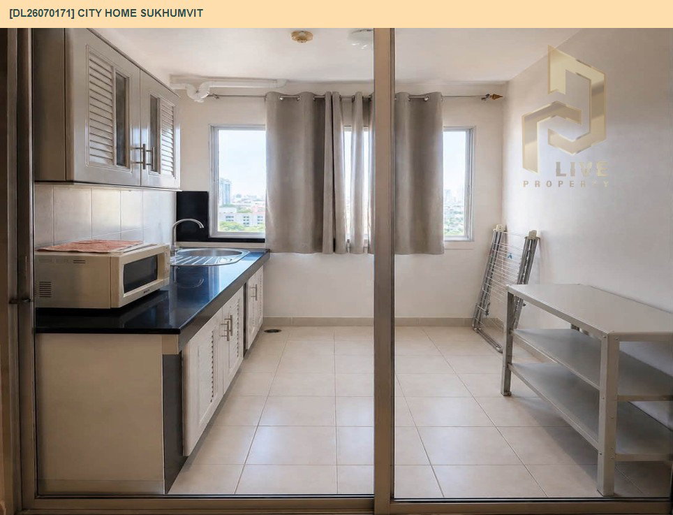 รูป DL26070171 ให้เช่าคอนโด ซิตี้ โฮม สุขุมวิท (City Home Sukhumvit) ใกล้ BTS อุดมสุข พร้อมเข้าอยู่ โทรด่วน 0653619502 LineID @952jdxxk - รูปที่ 6/6