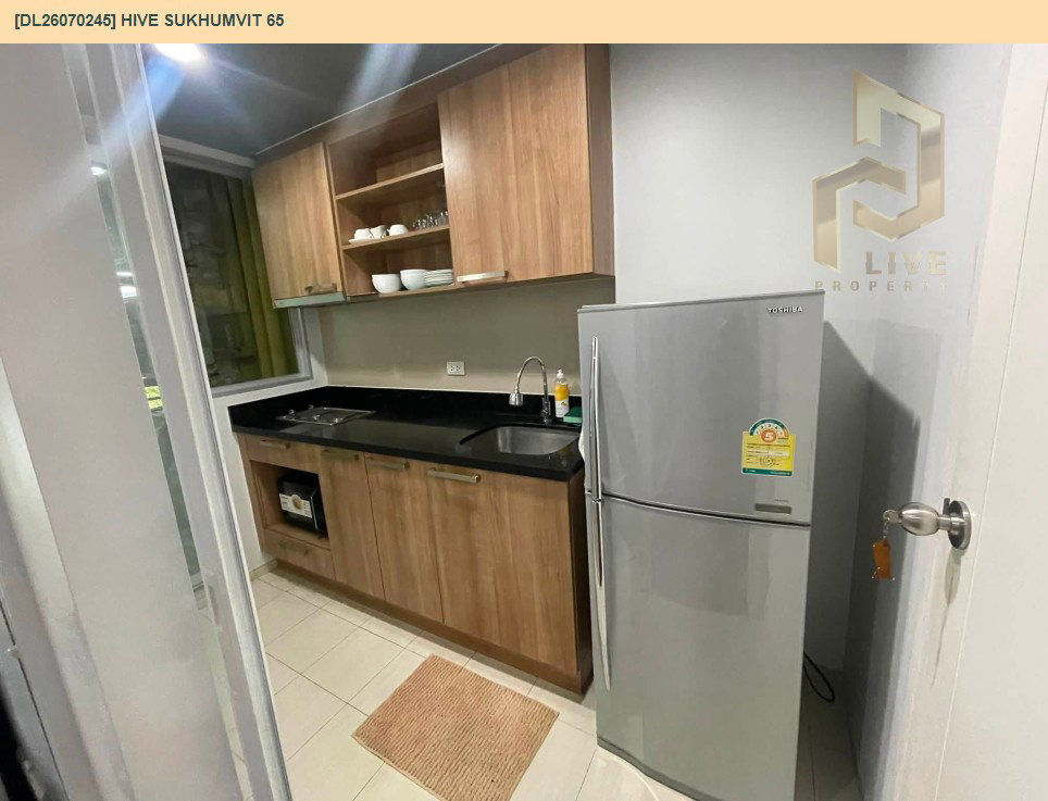 รูป DL26070245 ให้เช่าคอนโด ไฮฟ์ สุขุมวิท 65 (Hive Sukhumvit 65) ใกล้ BTS เอกมัย พร้อมเข้าอยู่ โทรด่วน 0638692663 LineID @952jdxxk - รูปที่ 6/7