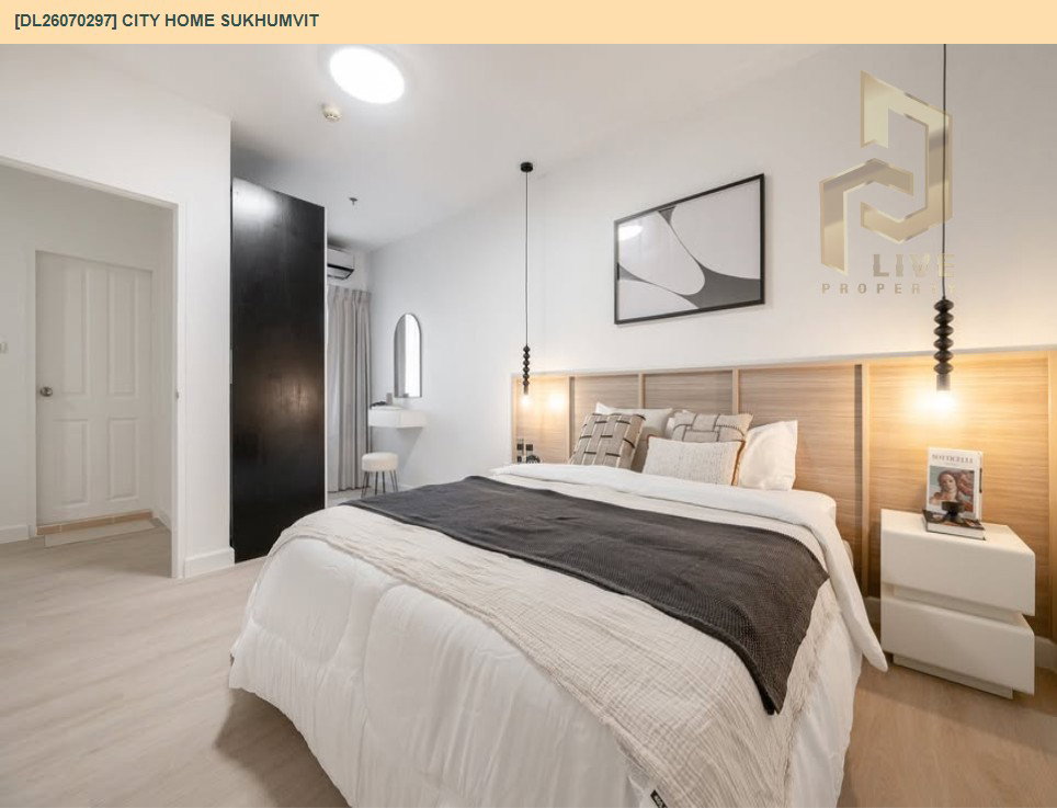 รูป DL26070297 ขายคอนโด ซิตี้ โฮม สุขุมวิท  (City Home Sukhumvit) ใกล้ BTS อุดมสุข พร้อมเข้าอยู่ โทรด่วน 0638692663 LineID @952jdxxk - รูปที่ 3/14