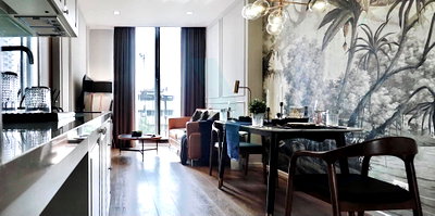 Condos for rent : For rent condo NOBLE BE33 Building 1, Floor 4,1 bed room, Room size 43 sqm