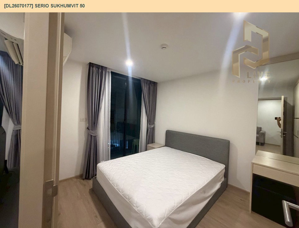 รูป DL26070177 ให้เช่าคอนโด เซอริโอ้ สุขุมวิท 50 (Serio Sukhumvit 50 ) ใกล้ BTS อ่อนนุช พร้อมเข้าอยู่ โทรด่วน 0653619502 LineID @952jdxxk - รูปที่ 3/9