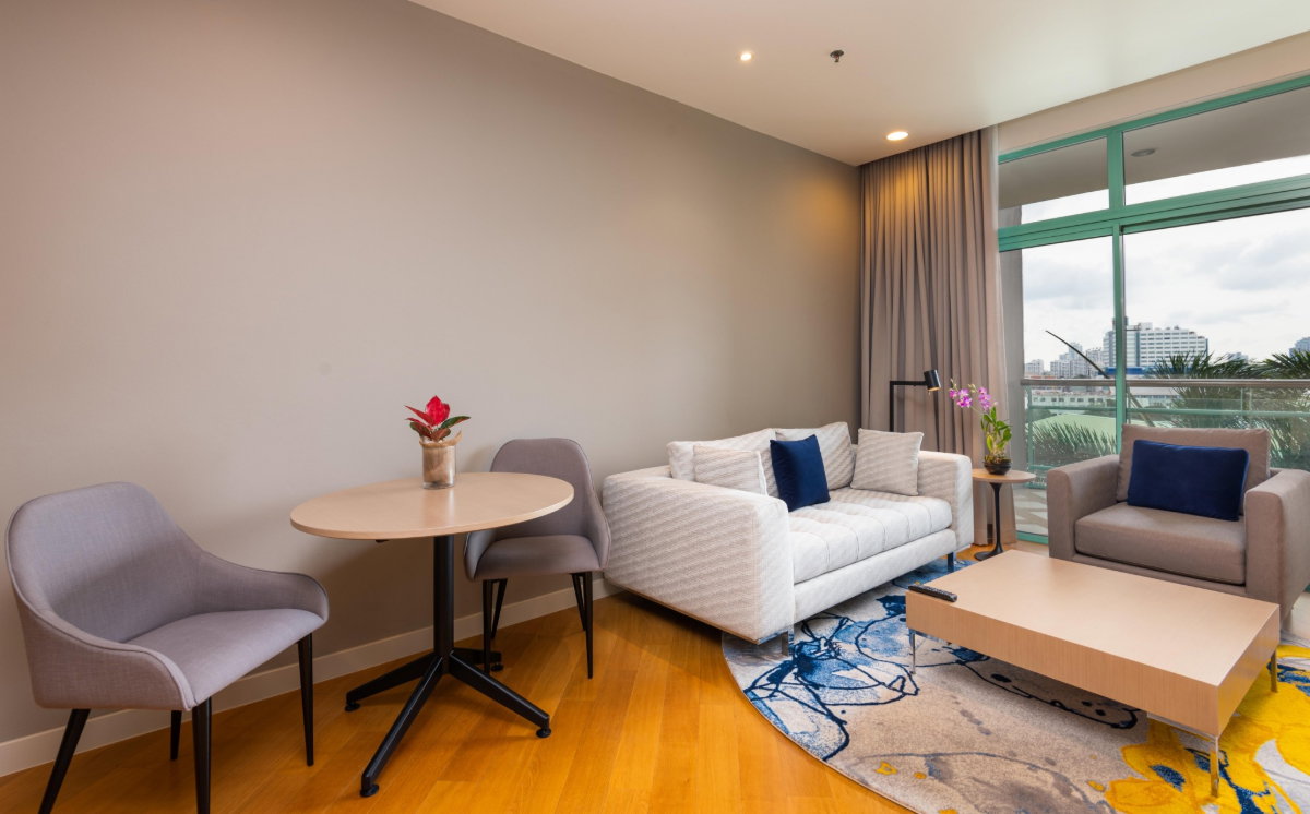 รูป 1 Bedroom condo , River view , Full service at Chatrium Residence Riverside , Charoenkrung - รูปที่ 8/14