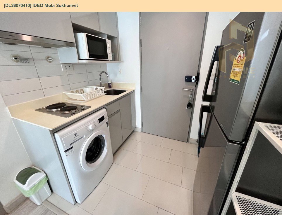รูป DL26070410 ให้เช่าคอนโด ไอดีโอ โมบิ สุขุมวิท  (IDEO Mobi Sukhumvit) ใกล้ BTS อ่อนนุช พร้อมเข้าอยู่ โทรด่วน 0614453194 LineID @952jdxxk - รูปที่ 2/5