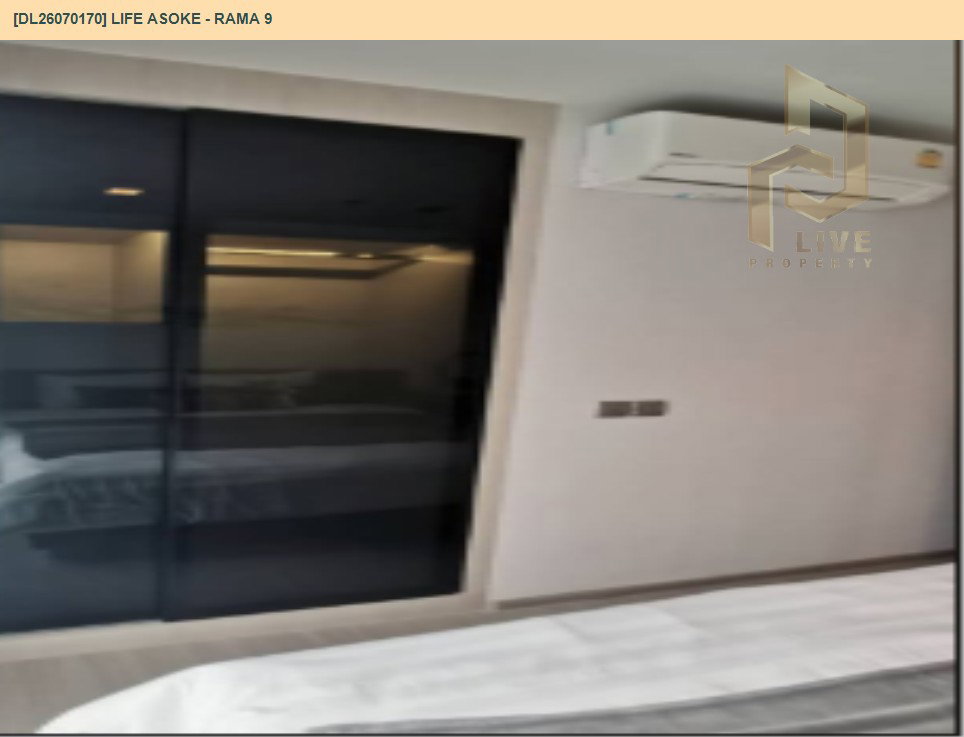 รูป DL26070170 ให้เช่าคอนโด ไลฟ์ อโศก - พระราม 9 (Life Asoke - Rama 9) ใกล้ MRT พระราม 9 พร้อมเข้าอยู่ โทรด่วน 0653619502 LineID @952jdxxk - รูปที่ 11/13
