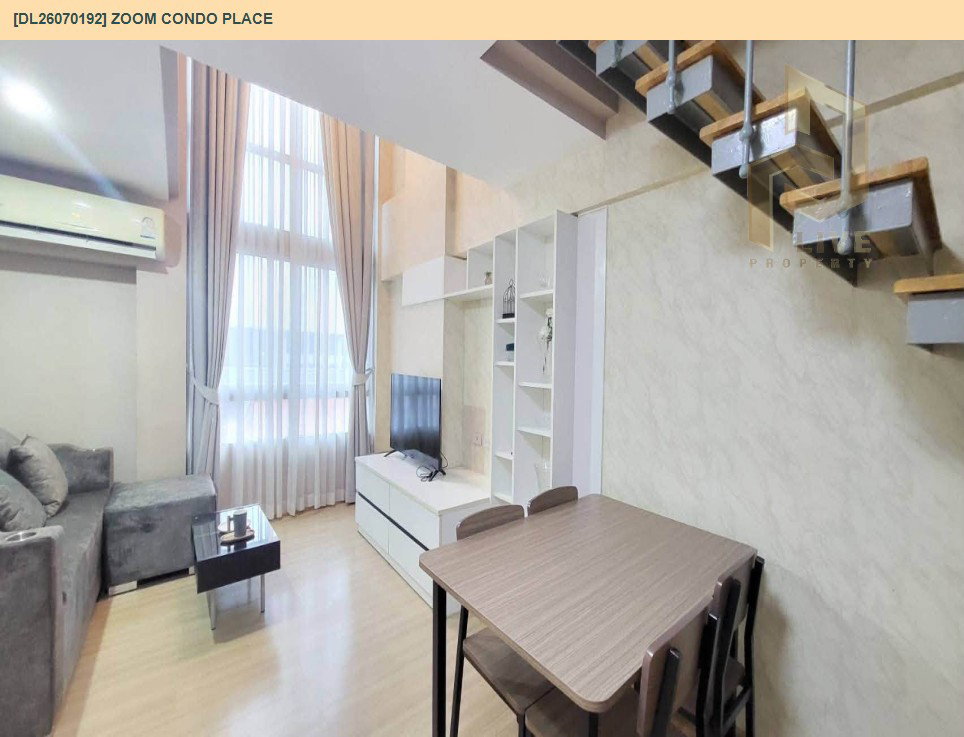 รูป DL26070192 ให้เช่าคอนโด ซูม คอนโด 49 (Zoom Condo 49) ใกล้ - พร้อมเข้าอยู่ โทรด่วน 0638692663 LineID @952jdxxk - รูปที่ 3/6