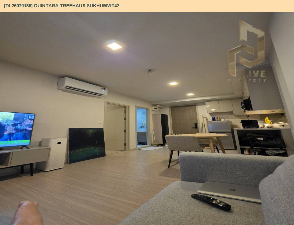 รูป DL26070185 ให้เช่าคอนโด ควินทารา ทรีเฮาส์ สุขุมวิท 42 (Quintara Treehaus Sukhumvit 42) ใกล้ BTS เอกมัย พร้อมเข้าอยู่ โทรด่วน 0614453194 LineID @952jdxxk - รูปที่ 3/6