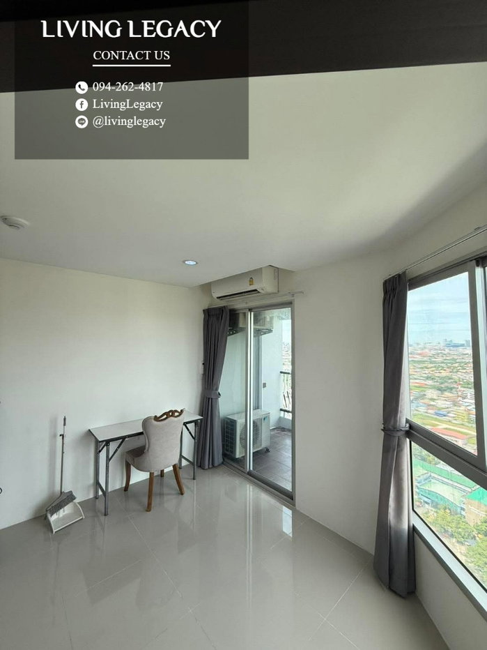รูป THU661 เช่าด่วน คอนโด Asakan Place Srinakarindra 43 ตร.ม. | ชั้น 31 | 1 ห้องนอน | 1 ห้องน้ำ 12,000 บาท/เดือน line id : @livinglegacy - รูปที่ 5/10