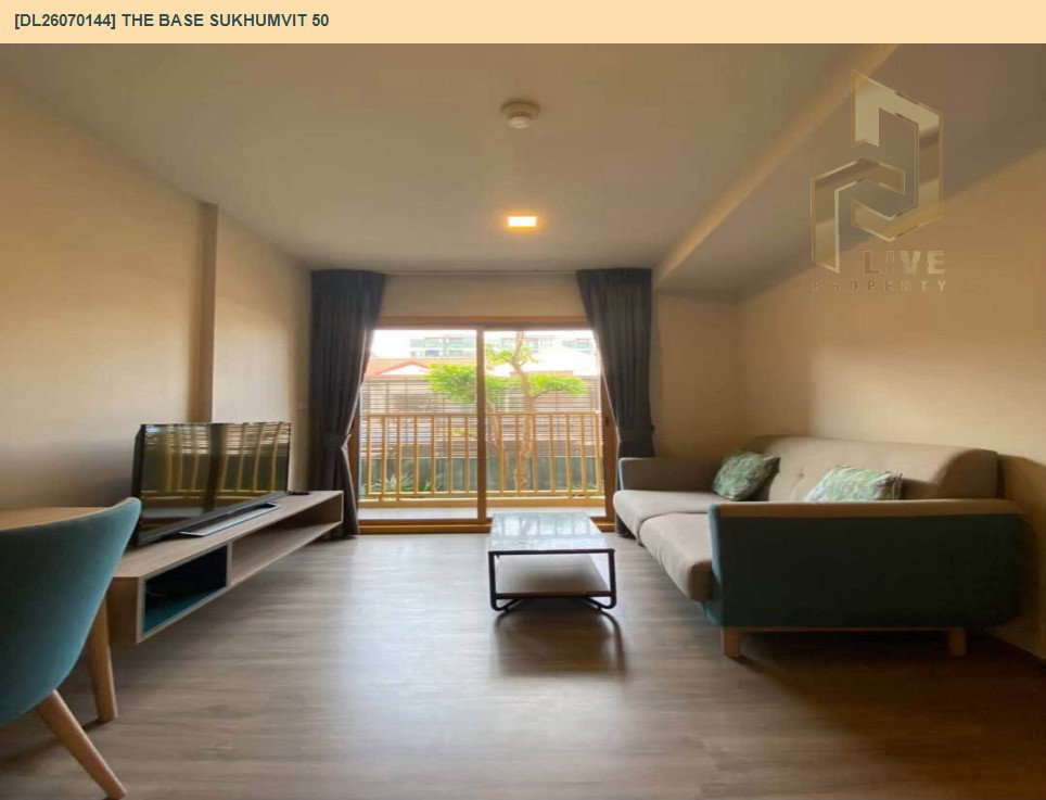 รูป DL26070144 ให้เช่าคอนโด เดอะ เบส สุขุมวิท 50 (The Base Sukhumvit 50) ใกล้ BTS อ่อนนุช พร้อมเข้าอยู่ โทรด่วน 0614453194 LineID @952jdxxk - รูปที่ 4/6