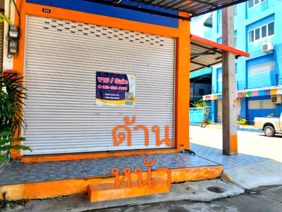 อาคารพาณิชย์ กรุงเทพมหานคร : ขายอาคารพาณิชย์ห้องมุม (ตึกสีน้ำเงิน) ซอยบางบอน 5 แยก 5