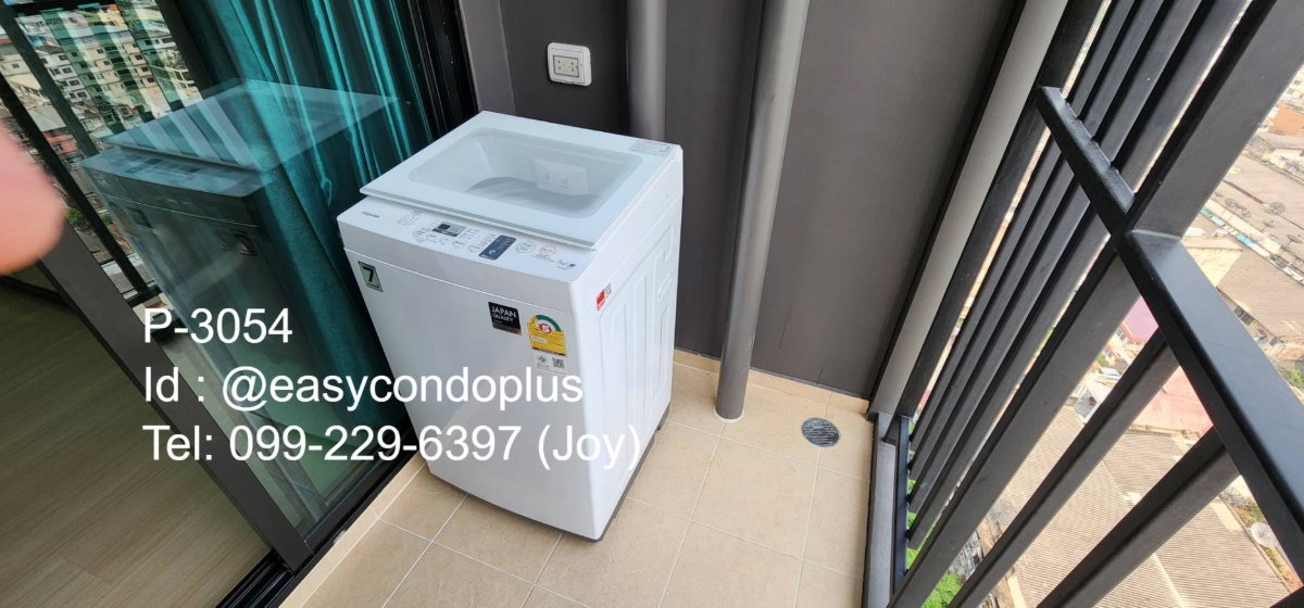 รูป P-3054 ให้เช่า(ศุภาลัย ลอฟท์ ประชาธิปก–วงเวียนใหญ่) | ชั้นสูง วิวเมือง | พร้อมอยู่📞 Line ID: @easycondoplus | โทร. 099-229-6397 - รูปที่ 5/12