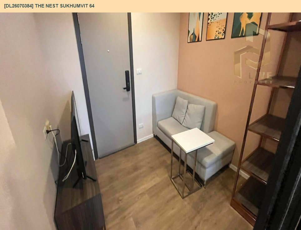 รูป DL26070384 ให้เช่าคอนโด เดอะ เนสท์ สุขุมวิท 64 (The Nest Sukhumvit 64) ใกล้ BTS ปุณณวิธี พร้อมเข้าอยู่ โทรด่วน 0638692663 LineID @952jdxxk - รูปที่ 3/10