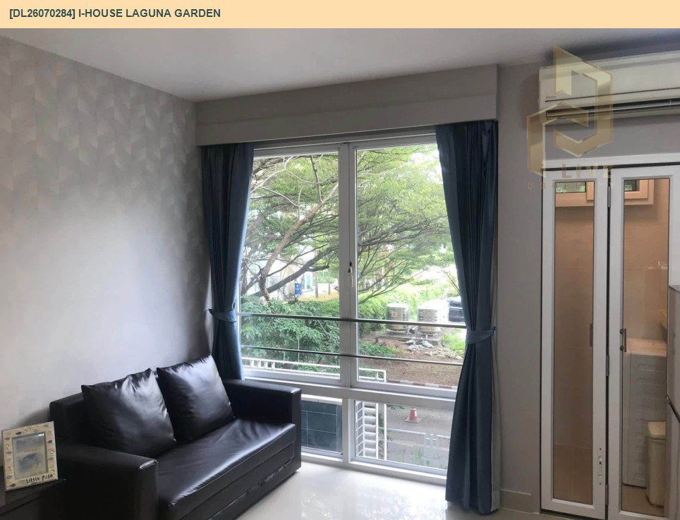 รูป DL26070284 ให้เช่าคอนโด ไอ-เฮาส์ ลากูน่า การ์เด้น (I-House Laguna Garden) ใกล้ MRT เพชรบุรี พร้อมเข้าอยู่ โทรด่วน 0614453194 LineID @952jdxxk - รูปที่ 4/6