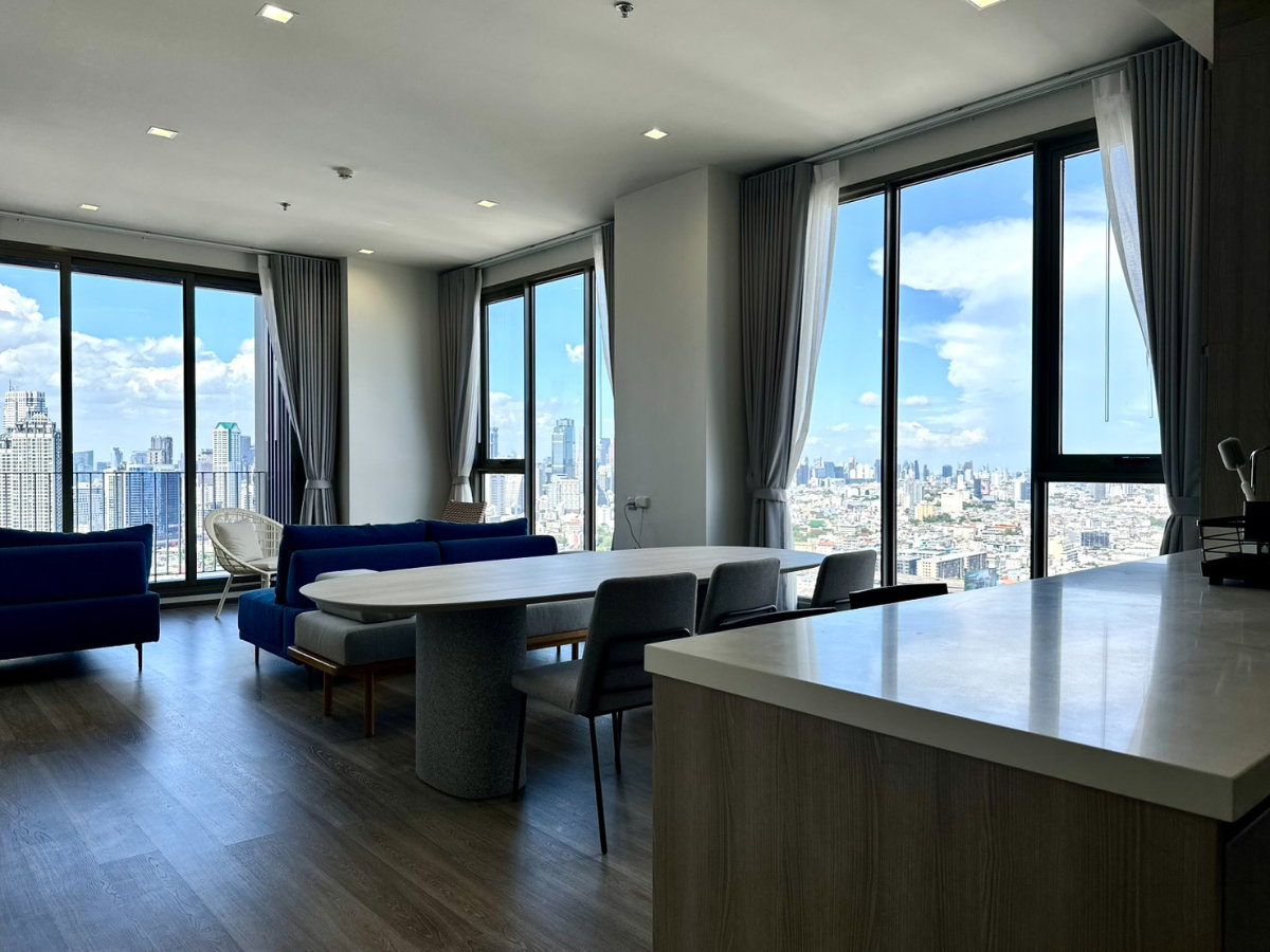 รูป 🔥For Rent📍Rhythm Charoenkrung Pavillion📍2 bed 109 Sq.m Rent :105,000 - รูปที่ 21/23