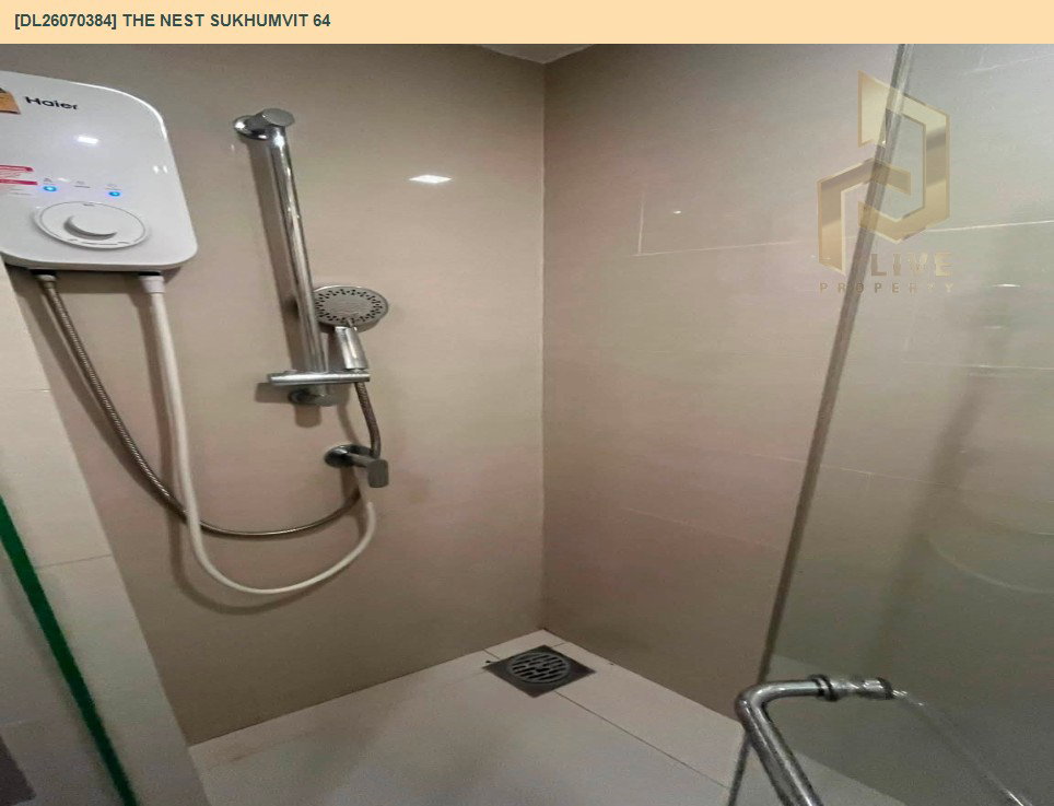 รูป DL26070384 ให้เช่าคอนโด เดอะ เนสท์ สุขุมวิท 64 (The Nest Sukhumvit 64) ใกล้ BTS ปุณณวิธี พร้อมเข้าอยู่ โทรด่วน 0638692663 LineID @952jdxxk - รูปที่ 8/10