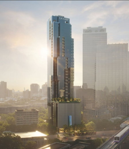 รูป 🔥ให้เช่าด่วน🔥LA CLEF Two - Bedroom Deluxe 75 ตร.ม. ใกล้ BTS ทองหล่อ 150 เมตร ห้องสวยพร้อมเข้าอยู่ - รูปที่ 4/12